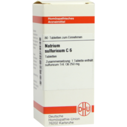 Verpackungsbild (Packshot) von NATRIUM SULFURICUM C 6 Tabletten