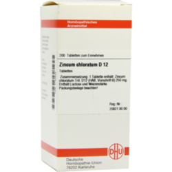 Verpackungsbild (Packshot) von ZINCUM CHLORATUM D 12 Tabletten