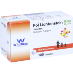 Verpackungsbild (Packshot) von FOL Lichtenstein 5 mg Tabletten