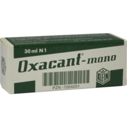 Verpackungsbild (Packshot) von OXACANT mono Tropfen