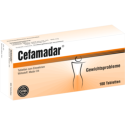 Verpackungsbild (Packshot) von CEFAMADAR Tabletten