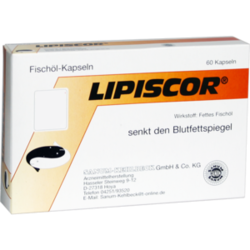 Verpackungsbild(Packshot) von LIPISCOR Fischöl Kapseln