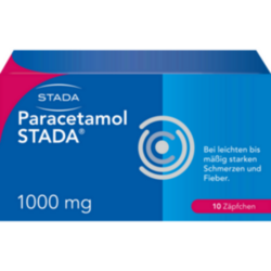 Verpackungsbild (Packshot) von PARACETAMOL STADA 1000 mg Zäpfchen