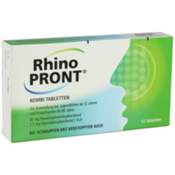 Verpackungsbild (Packshot) von RHINOPRONT Kombi Tabletten
