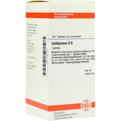 Verpackungsbild (Packshot) von ICHTHYOLUM D 6 Tabletten