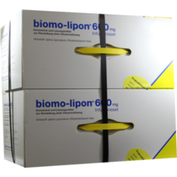 Verpackungsbild (Packshot) von BIOMO-lipon 600 mg Infusionsset Ampullen