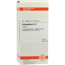 Verpackungsbild(Packshot) von PODOPHYLLUM D 12 Tabletten