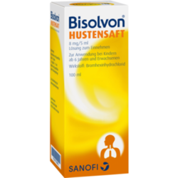 Verpackungsbild (Packshot) von BISOLVON Hustensaft 8 mg/5 ml