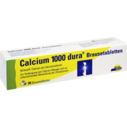Verpackungsbild (Packshot) von CALCIUM 1000 dura Brausetabletten