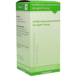 Verpackungsbild (Packshot) von ACOIN-Lidocainhydrochlorid 40 mg/ml Lösung