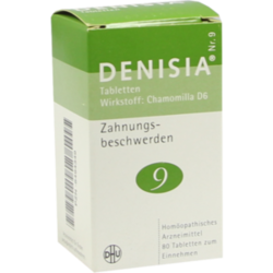 Verpackungsbild (Packshot) von DENISIA 9 Zahnungsbeschwerden Tabletten