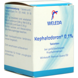Verpackungsbild (Packshot) von KEPHALODORON 0,1% Tabletten