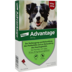 Verpackungsbild (Packshot) von ADVANTAGE 250 Lösung f.Hunde 10-25 kg