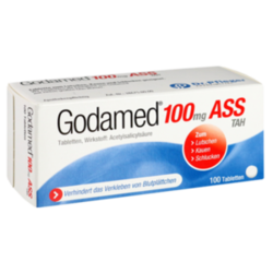 Verpackungsbild (Packshot) von GODAMED 100 TAH Tabletten