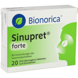 Verpackungsbild (Packshot) von SINUPRET forte überzogene Tabletten