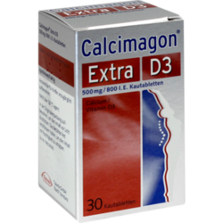 Verpackungsbild(Packshot) von CALCIMAGON Extra D3 Kautabletten