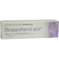 Verpackungsbild(Packshot) von DEXPANTHENOL acis Wund- und Heilcreme