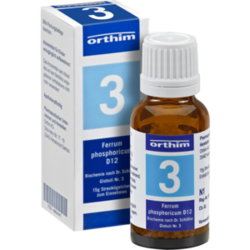 Verpackungsbild(Packshot) von BIOCHEMIE Globuli 3 Ferrum phosphoricum D 12