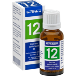 Verpackungsbild(Packshot) von BIOCHEMIE Globuli 12 Calcium sulfuricum D 6
