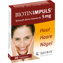 Verpackungsbild(Packshot) von BIOTIN IMPULS 5 mg Tabletten