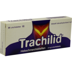 Verpackungsbild (Packshot) von TRACHILID Halsschmerztabletten Lutschtabletten