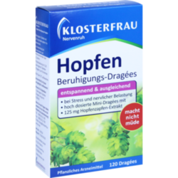 Verpackungsbild(Packshot) von KLOSTERFRAU Hopfen BeruhigungsDragees Nervenruh