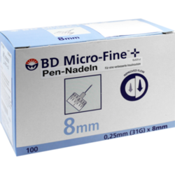 Verpackungsbild (Packshot) von BD MICRO-FINE+ 8 Pen-Nadeln 0,25x8 mm