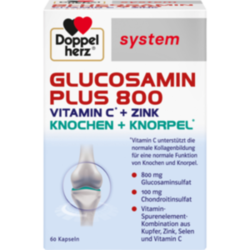 Verpackungsbild (Packshot) von DOPPELHERZ Glucosamin Plus 800 system Kapseln