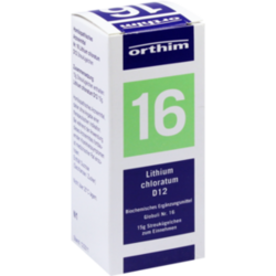 Verpackungsbild(Packshot) von BIOCHEMIE Globuli 16 Lithium chloratum D 12