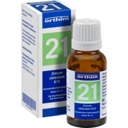 Verpackungsbild(Packshot) von BIOCHEMIE Globuli 21 Zincum chloratum D 12