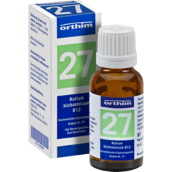 Verpackungsbild(Packshot) von BIOCHEMIE Globuli 27 Kalium bichromicum D 12