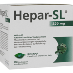 Verpackungsbild (Packshot) von HEPAR-SL 320 mg Hartkapseln