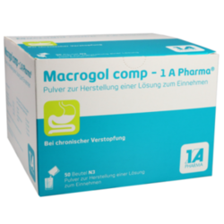 Verpackungsbild(Packshot) von MACROGOL comp-1A Pharma Plv.z.Her.e.Lsg.z.Einn.