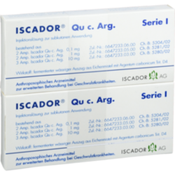 Verpackungsbild (Packshot) von ISCADOR Qu c.Arg Serie I Injektionslösung