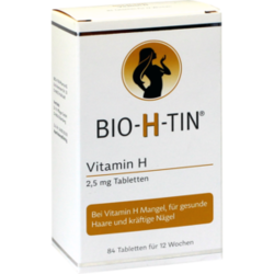 Verpackungsbild (Packshot) von BIO-H-TIN Vitamin H 2,5 mg für 12 Wochen Tabletten