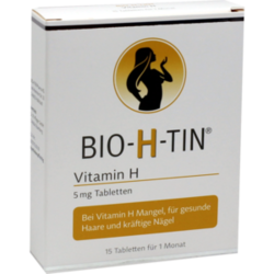 Verpackungsbild (Packshot) von BIO-H-TIN Vitamin H 5 mg für 1 Monat Tabletten