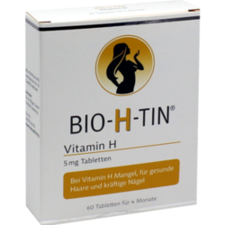 Verpackungsbild (Packshot) von BIO-H-TIN Vitamin H 5 mg für 4 Monate Tabletten
