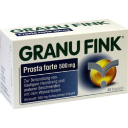 Verpackungsbild (Packshot) von GRANU FINK Prosta forte 500 mg Hartkapseln
