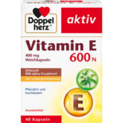 Verpackungsbild (Packshot) von DOPPELHERZ Vitamin E 600 N Weichkapseln