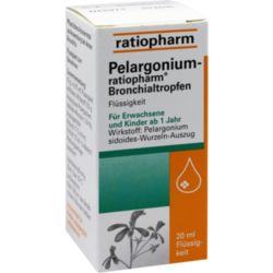 Verpackungsbild (Packshot) von PELARGONIUM-RATIOPHARM Bronchialtropfen