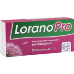 Verpackungsbild (Packshot) von LORANOPRO 5 mg Filmtabletten