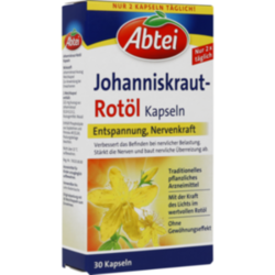 Verpackungsbild (Packshot) von ABTEI Johanniskraut Rotöl Kapseln