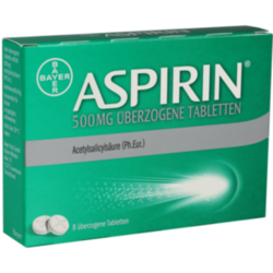 Verpackungsbild (Packshot) von ASPIRIN 500 mg überzogene Tabletten