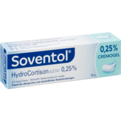 Verpackungsbild (Packshot) von SOVENTOL Hydrocortisonacetat 0,25% Creme