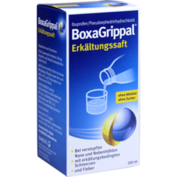 Verpackungsbild (Packshot) von BOXAGRIPPAL Erkältungssaft