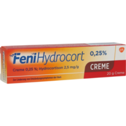 Verpackungsbild (Packshot) von FENIHYDROCORT Creme 0,25%