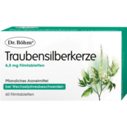 Verpackungsbild(Packshot) von DR.BÖHM Traubensilberkerze 6,5 mg Filmtabletten
