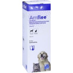 Verpackungsbild (Packshot) von AMFLEE 2,5 mg/ml Spray Lösung f.Hunde/Katzen
