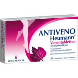 Verpackungsbild (Packshot) von ANTIVENO Heumann Venentabletten 360 mg Filmtabl.