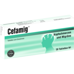Verpackungsbild(Packshot) von CEFAMIG Tabletten